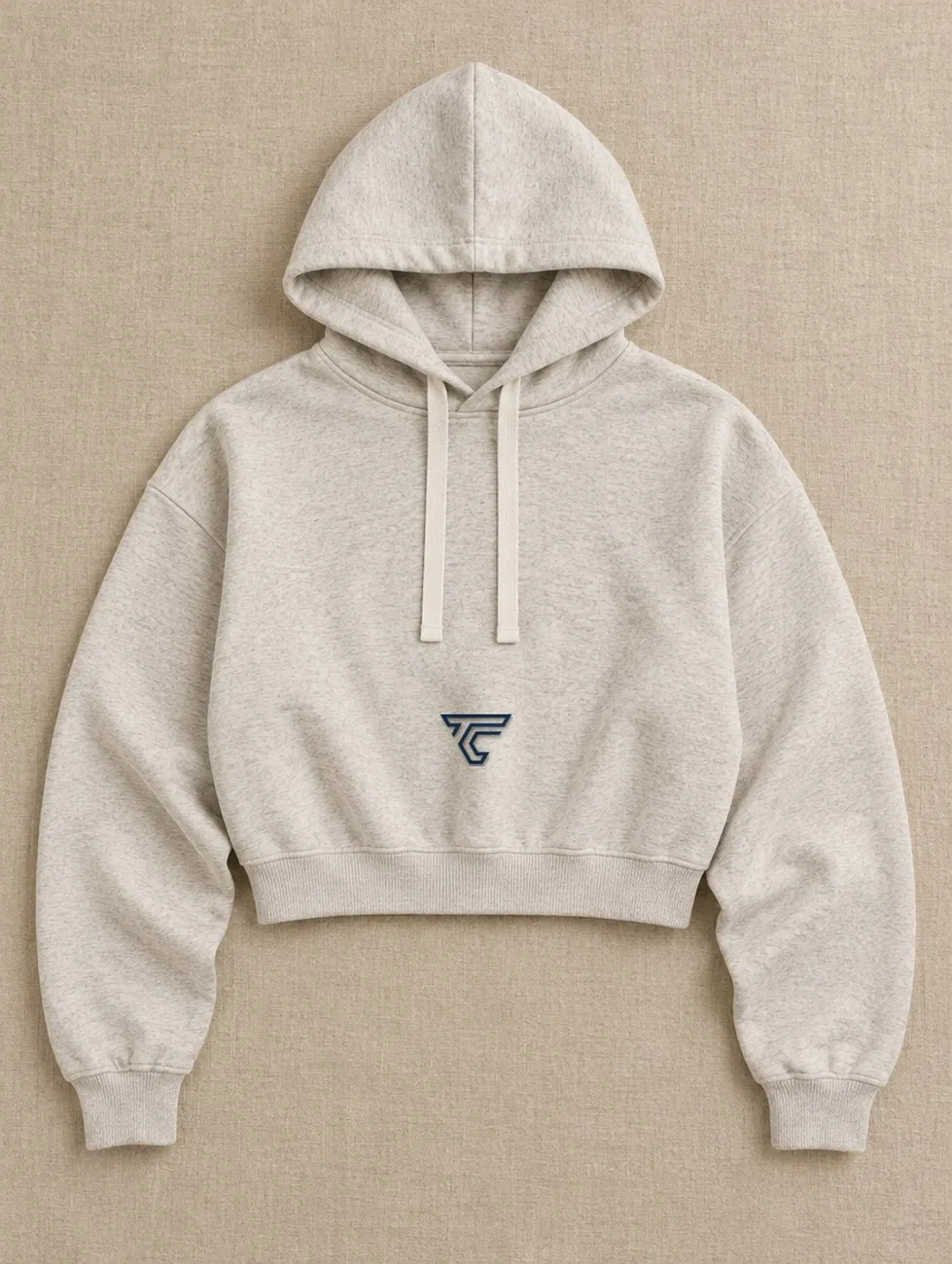 The Cropped Hoodie, Oatmeal